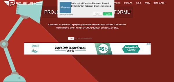 Web Sitenize Tarayıcı Bildirimi Nasıl Yapılır!