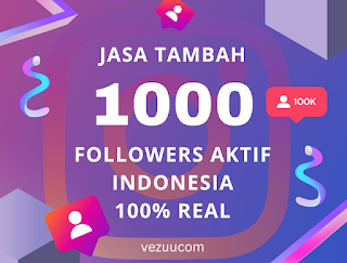 Jasa Tambah 1000+ Followers Instagram Real Indonesia High Quality | Garansi 7 Hari