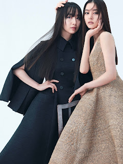 Yuko Araki 新木優子 and Cocomi 木村 心美 Elle Japan April 2022 エル ジャポン