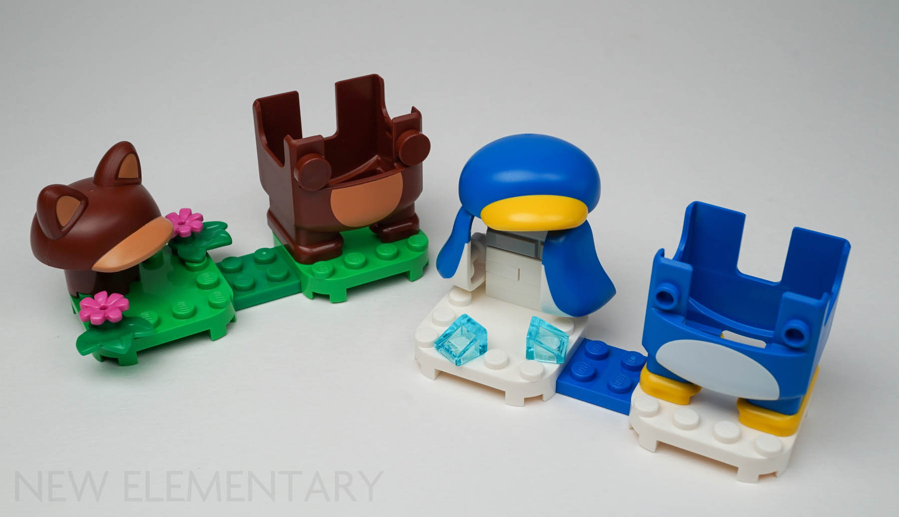 Lego Super Mario Power Up Pack Reviews Penguin Mario Tanooki Mario New Elementary Lego Parts Sets And Techniques