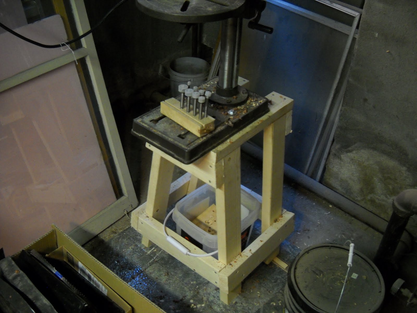 Homemade Drill Press Stand Plans – HOME PLANS