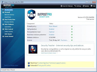 تنزيل برنامج Outpost Security Suite ازالة الفيروسات من الكمبيوتر 