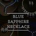 Blue sapphire necklace designs