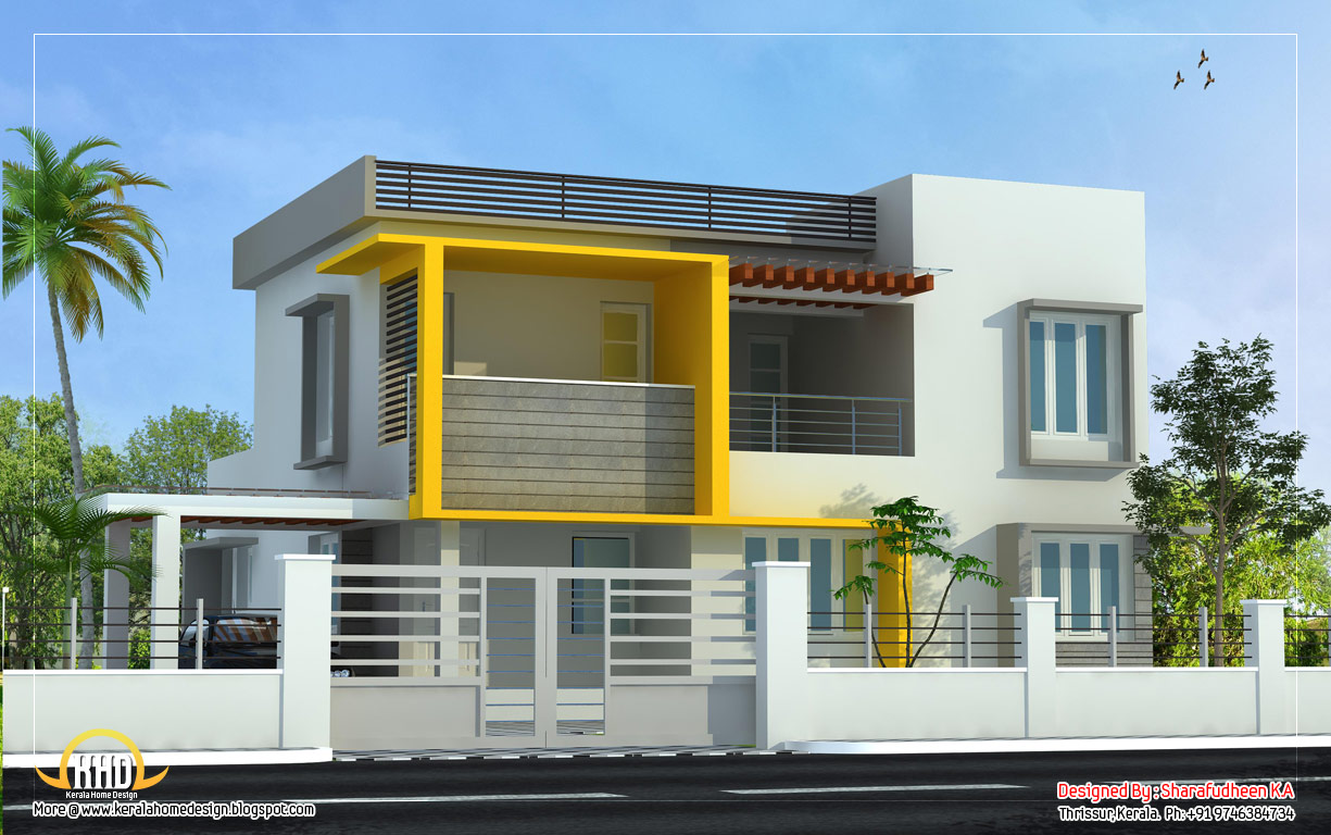 Modern Home design - 2643 Sq. Ft. - Kerala home design and 
