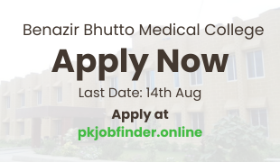 Shaheed Mohtarma Benazir Bhutto Medical College SMBBMC Jobs 2023 in Karachi Lyari 