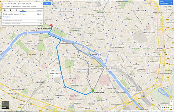 Google Maps mejora sus rutas europeas en bicicleta... pero se olvida de España