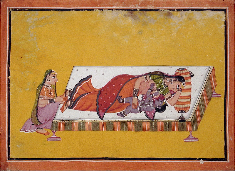 Yashoda Suckling the Infant Krishna - 18th Century