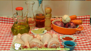 Receta de pollo en escabeche