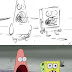 "Surprised Patrick" Steve Hillenburg's original rough storyboard art