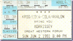 1991 06.02 Morrissey Forum