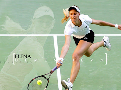 Elena Dementieva Russian Tennis Star Wallpaper