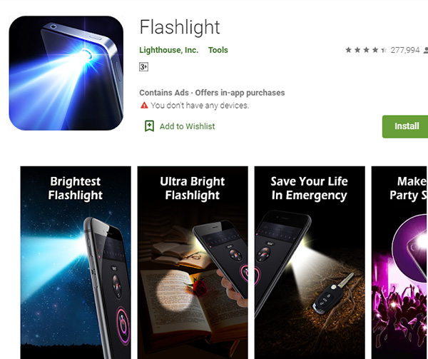 Tải Flashlight cho Android - Ứng dụng đèn PIN miễn phí a