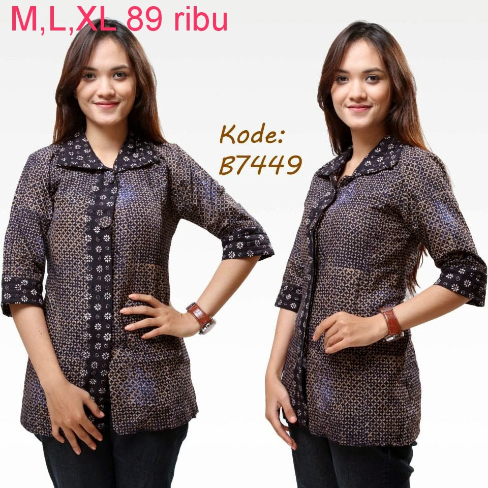 Contoh Model Baju Batik | Model Baju Batik