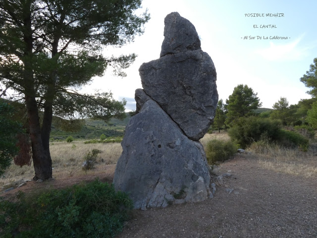 Un menhir en la Sierra Calderona