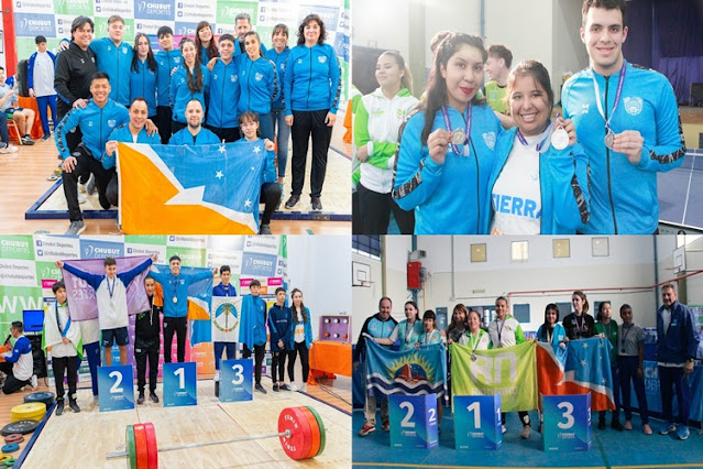 TDF obtuvo 43 medallas en los Juegos de Integracion Patagonica