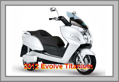 2012 scooter, scooter concept design, future scooter, 2012 Evolve Titanium