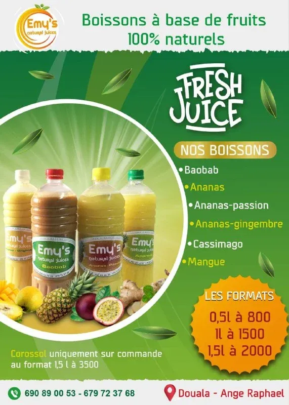 C'est le mois du bonheur chez EMY'S Natural Juices