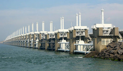 The Delta Works in The Netherlands