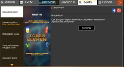 Event Element FF Cara Mendapatkan Topeng Keren FF Free Fire