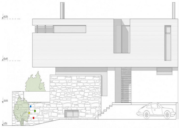  Rumah  Modern Minimalis  Tampak  Depan  Dengan Batu Alam