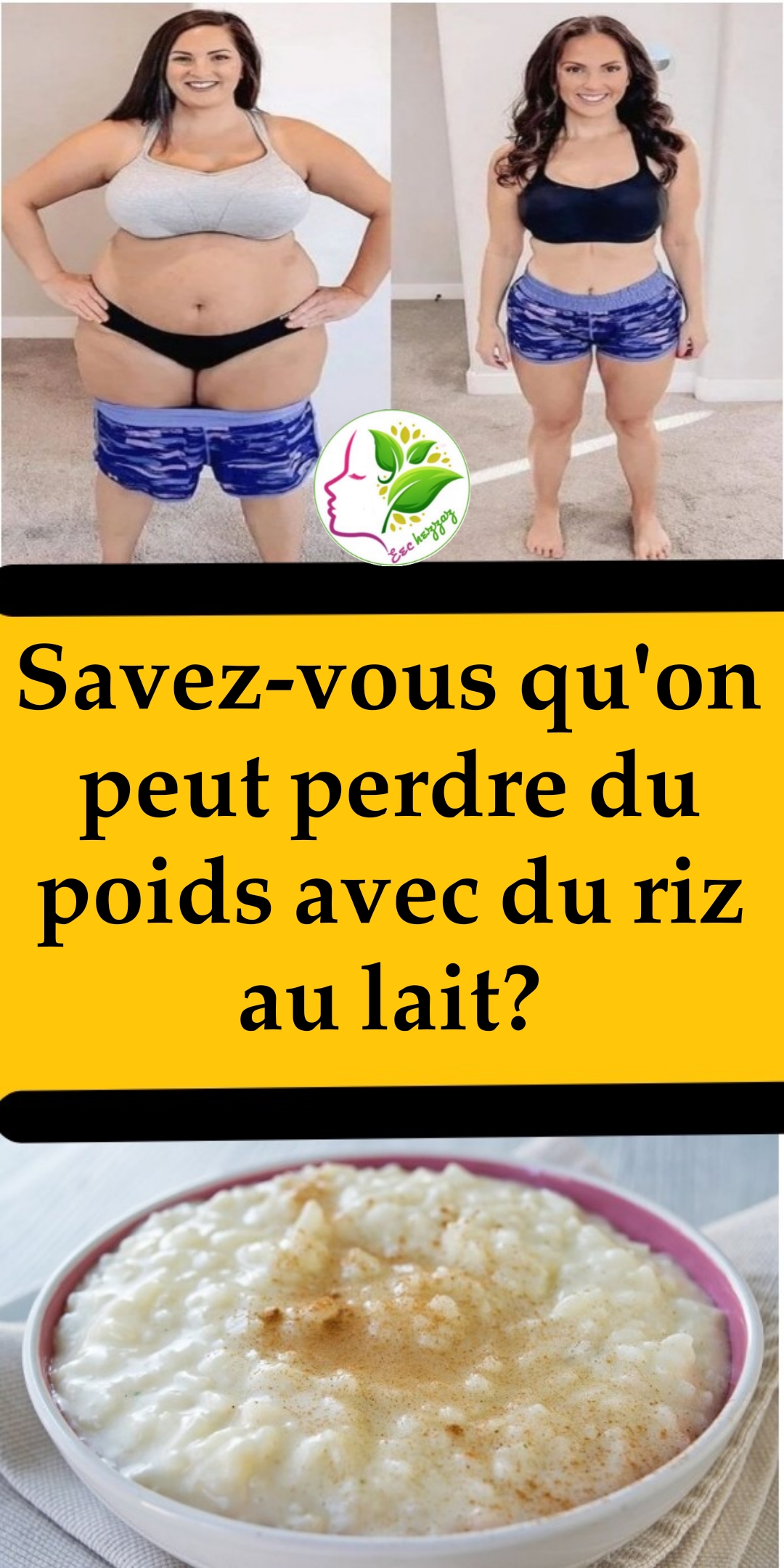 Savez-vous qu'on peut perdre du poids avec du riz au lait?