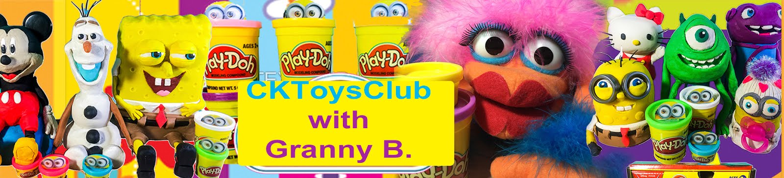 Granny B. with Play-Doh and Toy Reviews (CKToysClub))