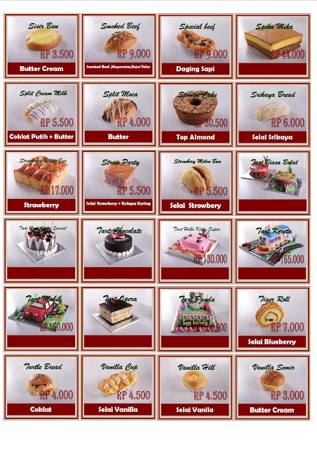 Bless Bakery Katalog