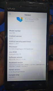 Vivo Y51 FIRMWARE FLASH FILE QUALCOMM 100% TESTED