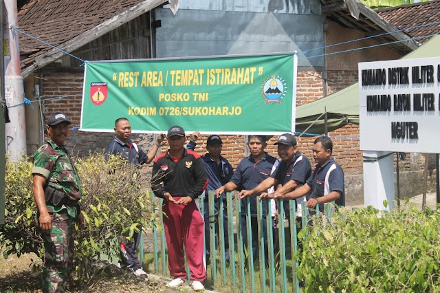 TNI GELAR POSKO "REST AREA"