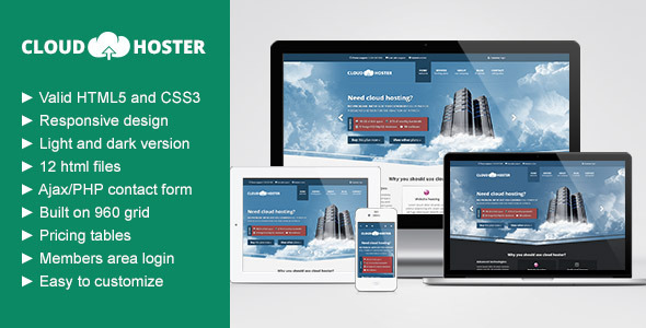 Cloud Hoster - Responsive Hosting Company Theme - Hosting Technology