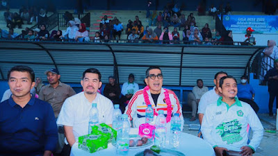 Repol dan Iib Dampingi Ikhwan Memberikan Apresiasi Turnamen Di Kampar