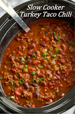 Slow Cooker Turkey Taco with Chili