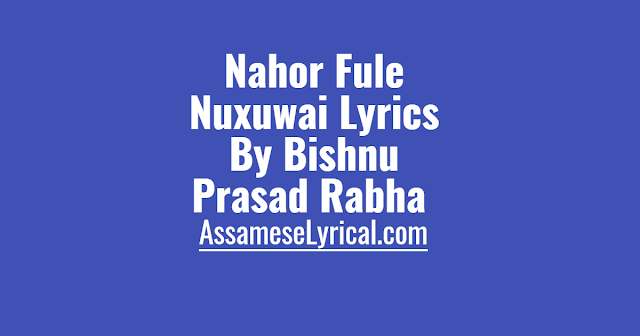 Nahor Fule Nuxuwai Lyrics