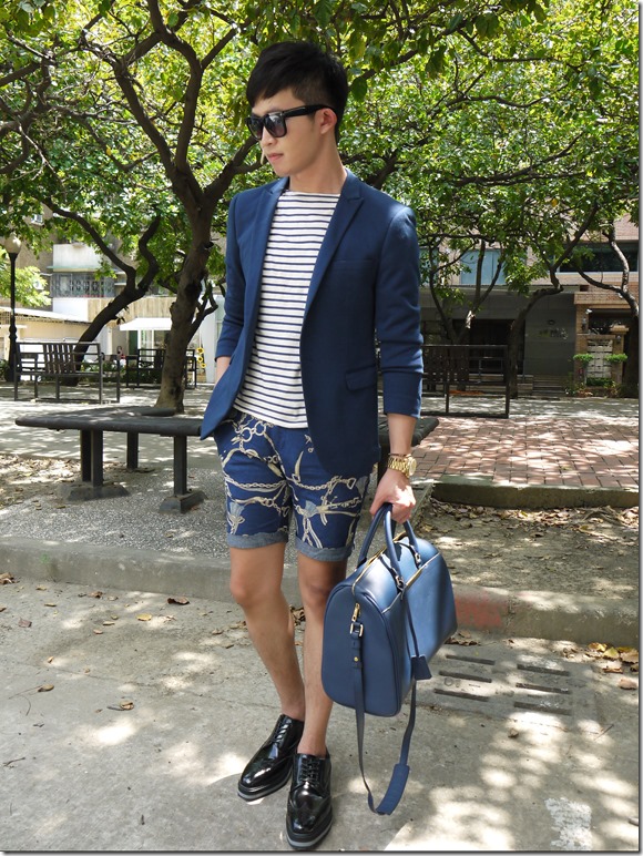 Wei's Stripe Look-dresscode bag-prada shoes5