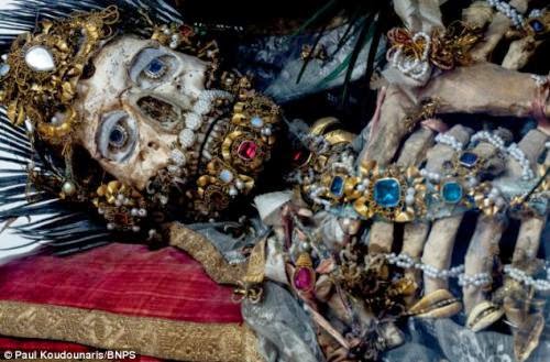 Incredible Skeletal Remains Of Catholic Saints Still Dripping In Gems