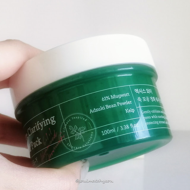 Review; AXIS-Y; Mugwort Pore Clarifying Wash Off Pack