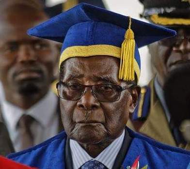 Robert Mugabe makes first public appearance since military takeover (photos)