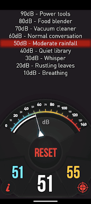 ファン直前での騒音は51dB