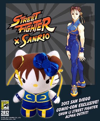 San Diego Comic-Con 2012 Exclusive Street Fighter x Sanrio Hello Kitty Chun Li Plush Figure by Toynami