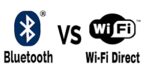 Bluetooth vs Wi-Fi Direct.