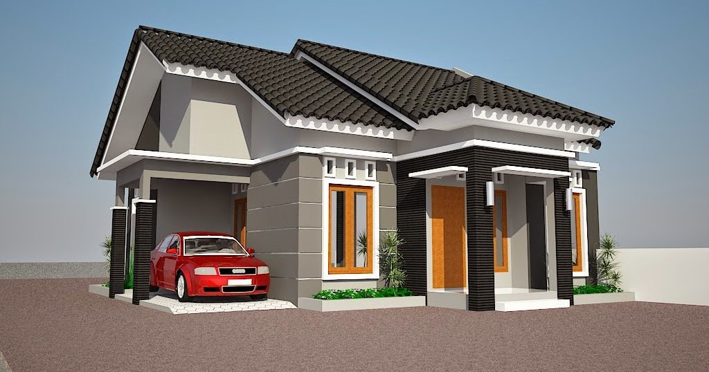 Gambar Contoh Desain  Rumah  Minimalis  Type 36 2 Lantai  