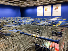 IKEA Einkauswagenpark