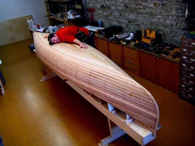 swings and arrows: Bear Mountain Boats Canoe Building