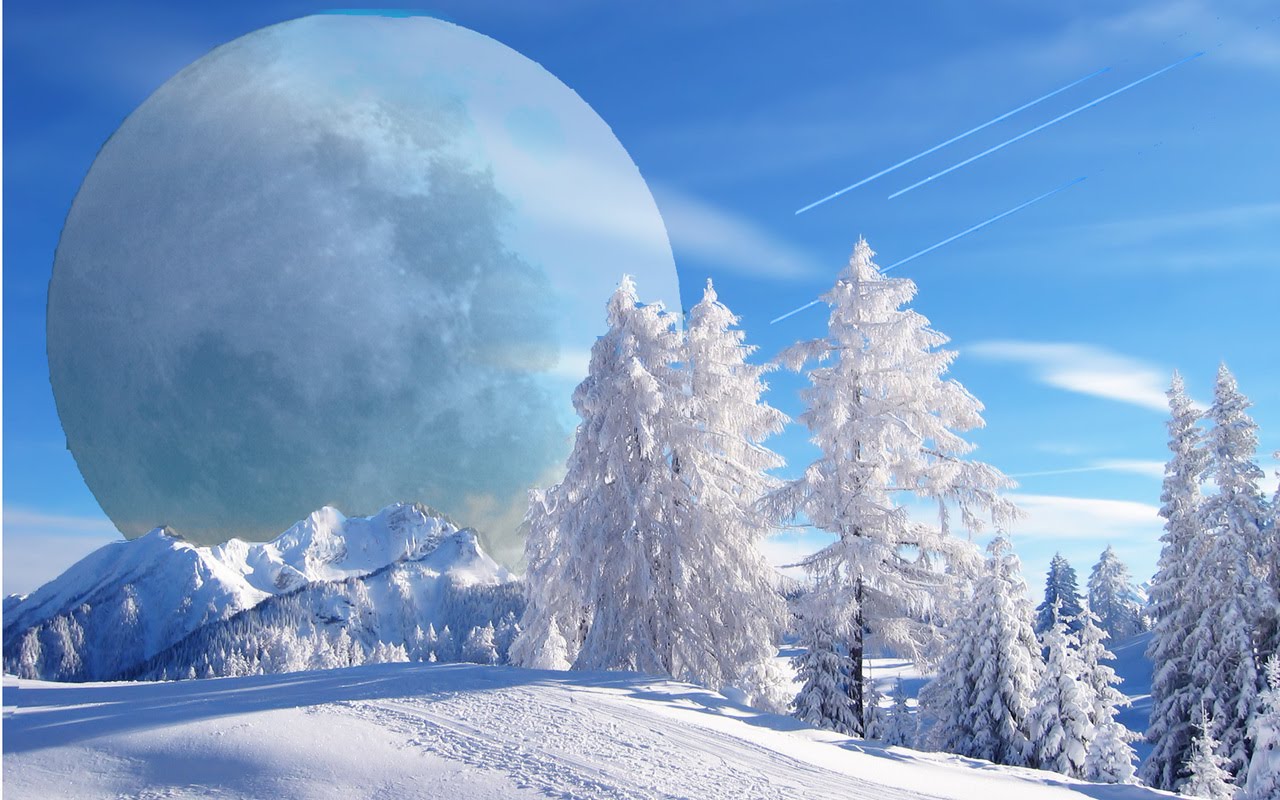 Winter Fantasy  Winter Background  Hd Desktop Wallpaper