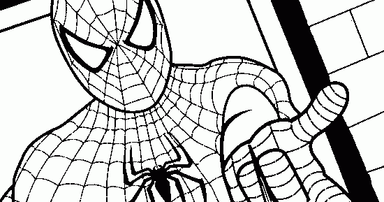 coloriage de spiderman imprimer gratuit