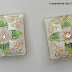 »»CLOZ 7 - White Square Cloisonné 22 x 22 mm