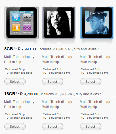 Ipod Touch 6th Generation Release Date. iPod Nano 6th Generation comes