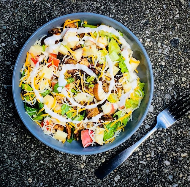 Chicken walnut salad