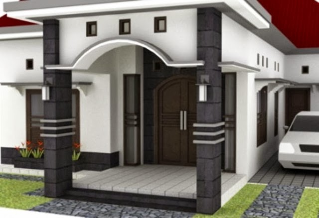 Contoh model teras rumah sederhana Minimalis 