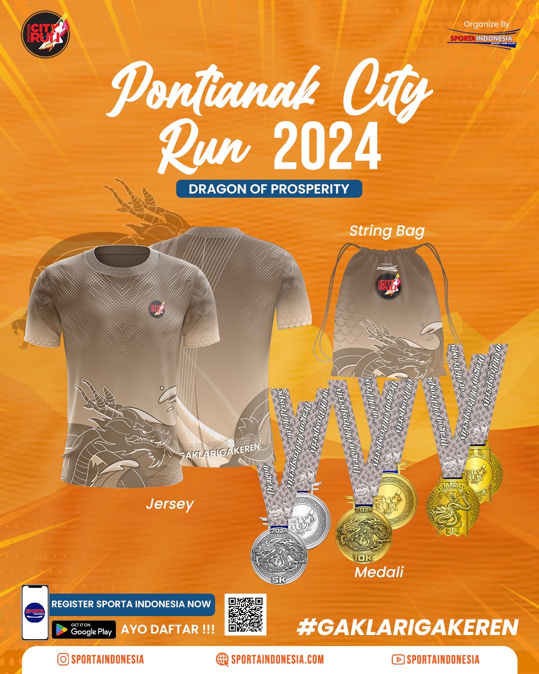 Racepack 👕 Pontianak City Run 2024